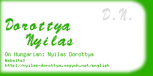 dorottya nyilas business card